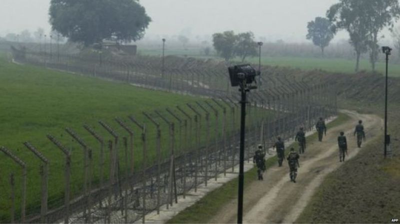 India and Pakistan Border