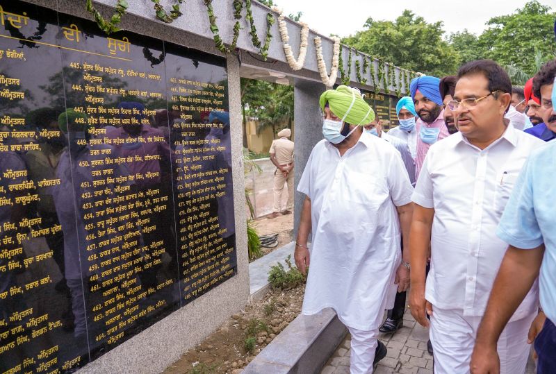  Amarinder inaugurates Jallianwala Bagh centenary memorial park