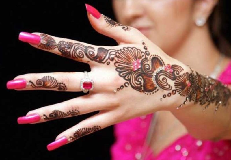 Gliter Mehndi