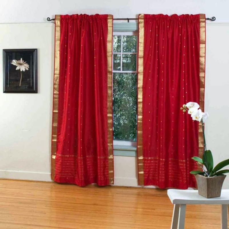 old sarees curtain