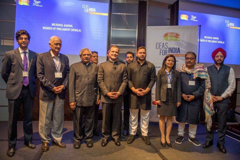 Rahul Gandhi at conclave in London