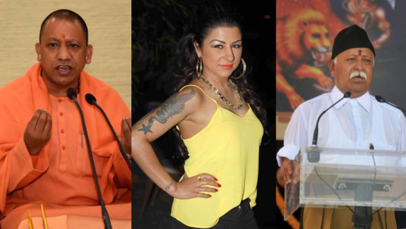 Hard Kaur, Mohan Bhagwat and Yogi Adityanath