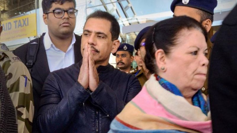 Robert Vadra and his Mother