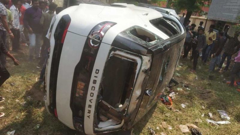 Suspended BJD MLA rammed car into crowd