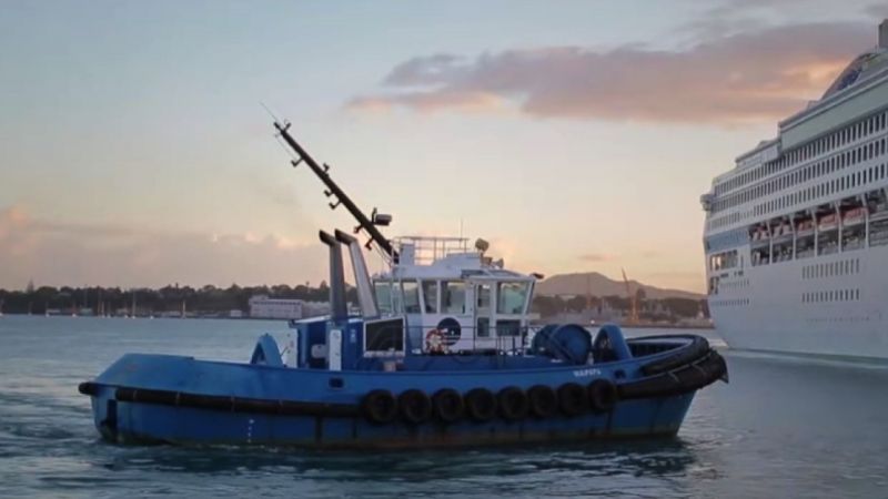 World-first electric tugboat