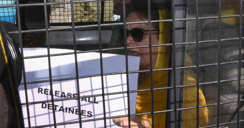 Six women activists including sister and daughter of Farooq Abdullah detained 