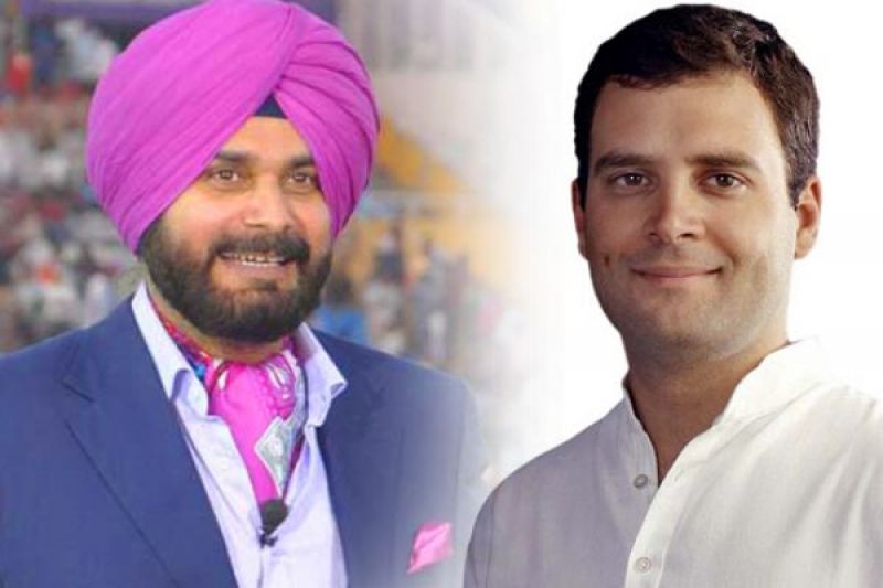 navjot singh sidhu reached in delhi