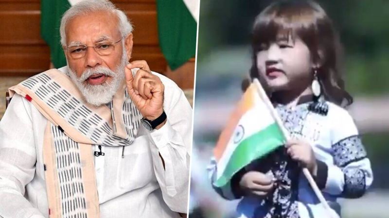 4-year-old girl sang ‘Vande Mataram’, then PM Modi tied the praises, said- We are proud of you