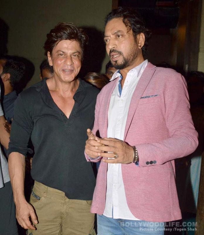 sharukh khan irfan khan