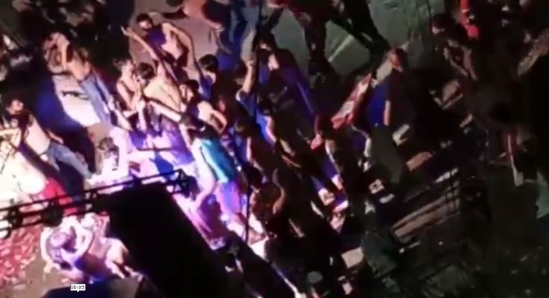 The youths started rioting with DJs