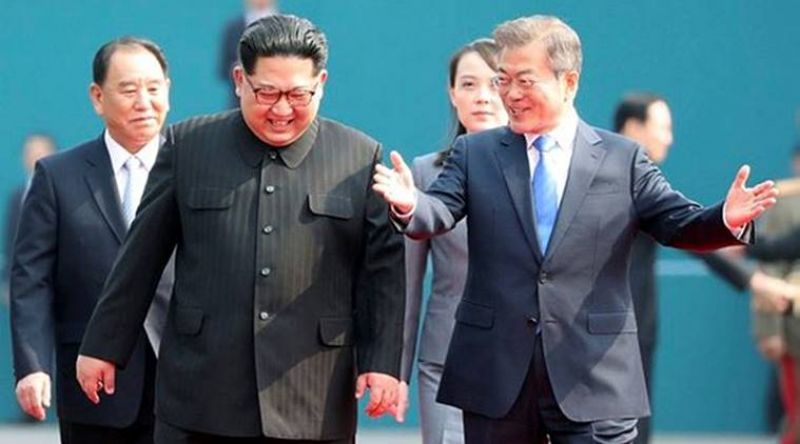 kim jong un and moon jae in pyongyang