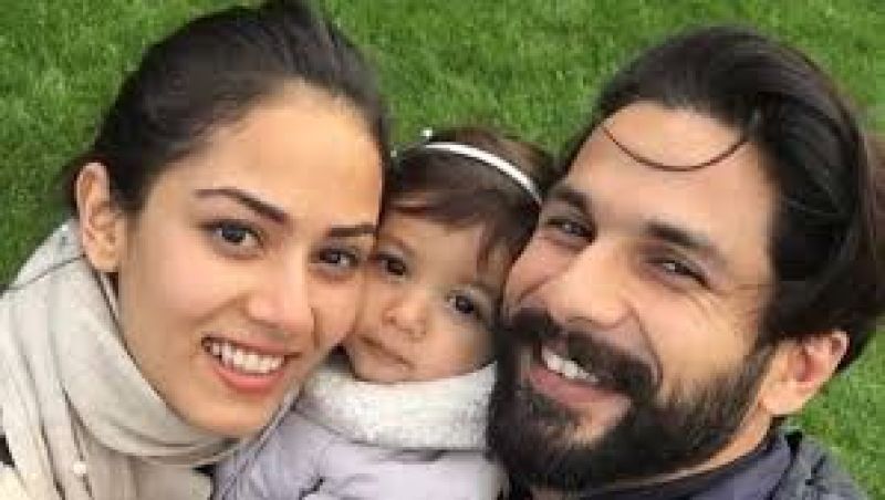 shahid Kapoor wife meera and her Doughter