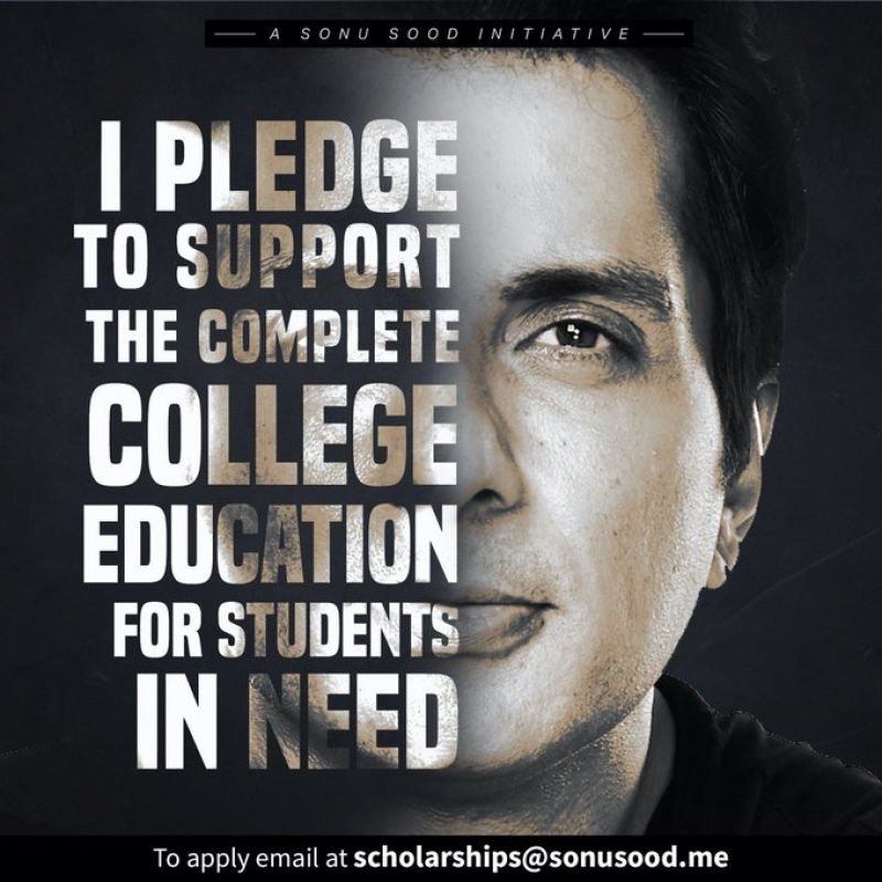 Sonu Sood offers scholarship to underprivileged students