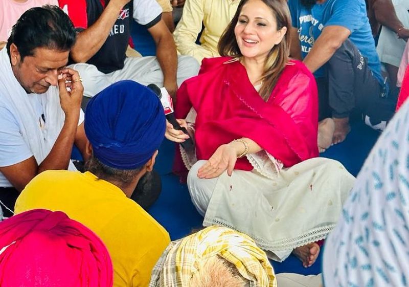 Spokesman di sath at Bhagta Bhai Ka