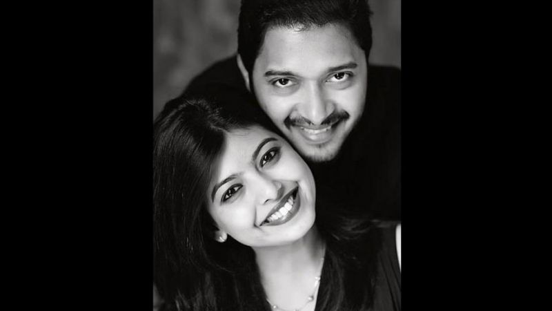 Shreyas Talpade and wife