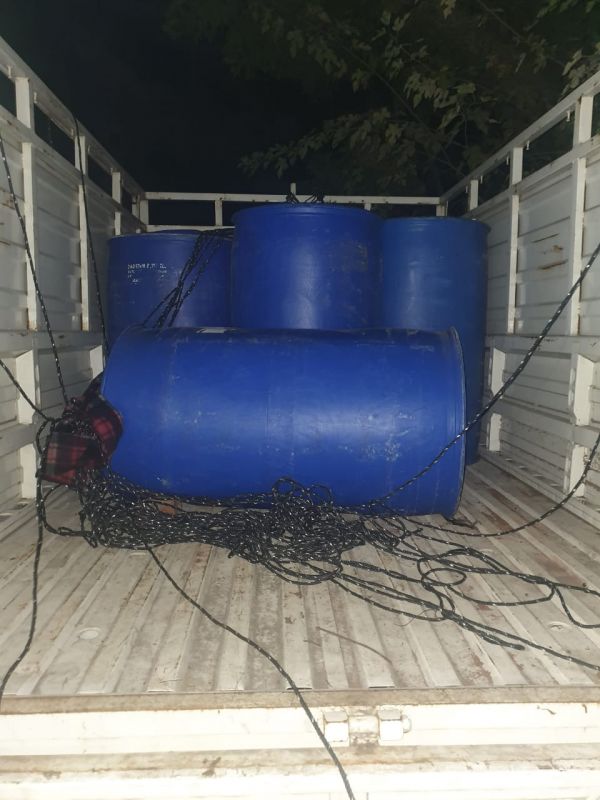 Excise Department detects big consignment of 1400 litres of ENA