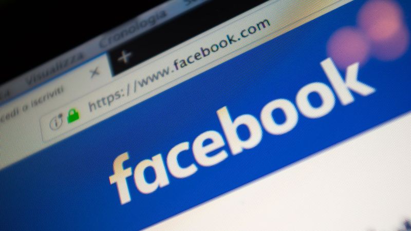 Facebook trending news section