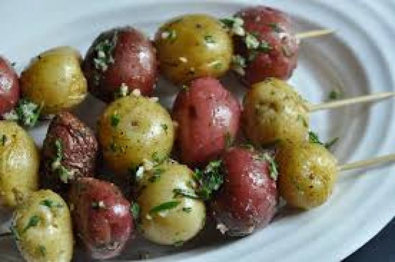 Grilled Potato Kebabs 