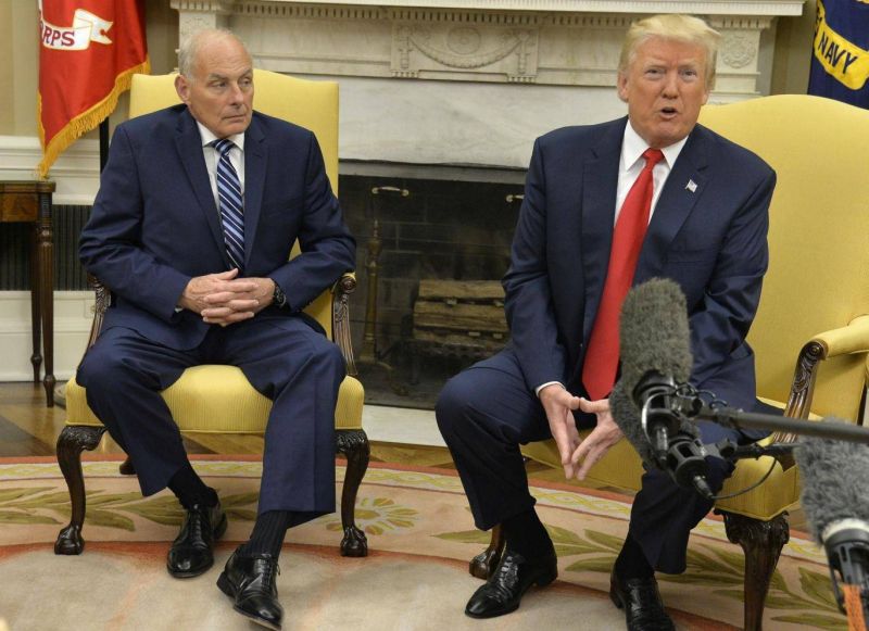Donald Trump and John Kelly