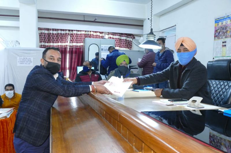 Prof. Jasdeep Singh Joshi filed Nomination papers