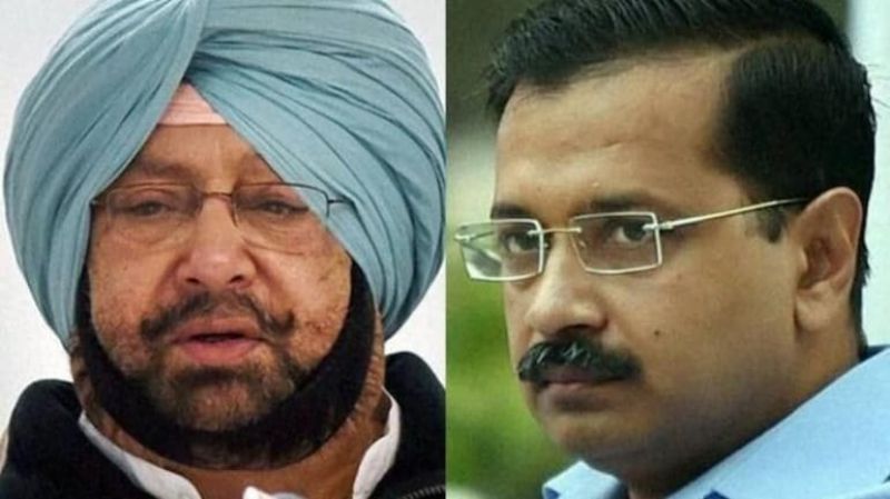Amarinder Singh and Arvind Kejriwal
