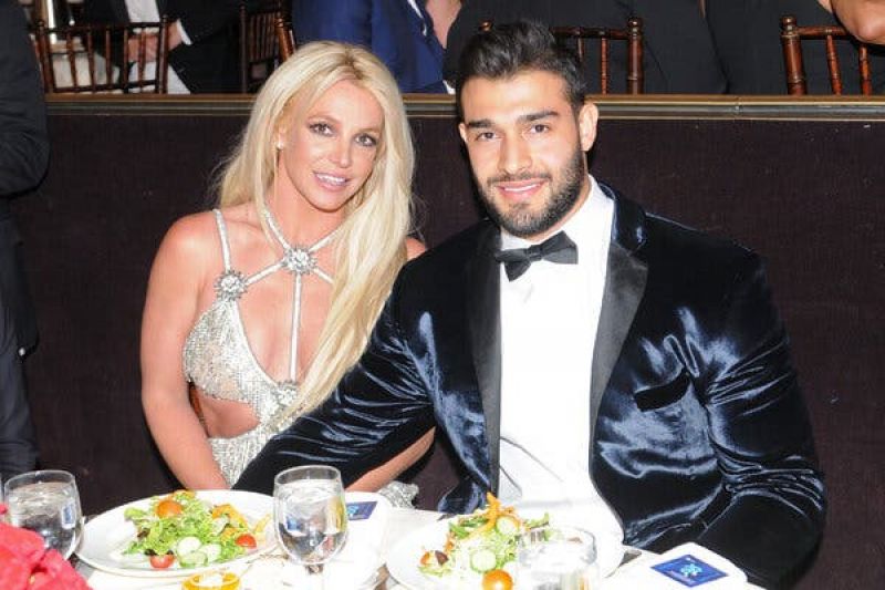 Britney Spears and Sam Asghari