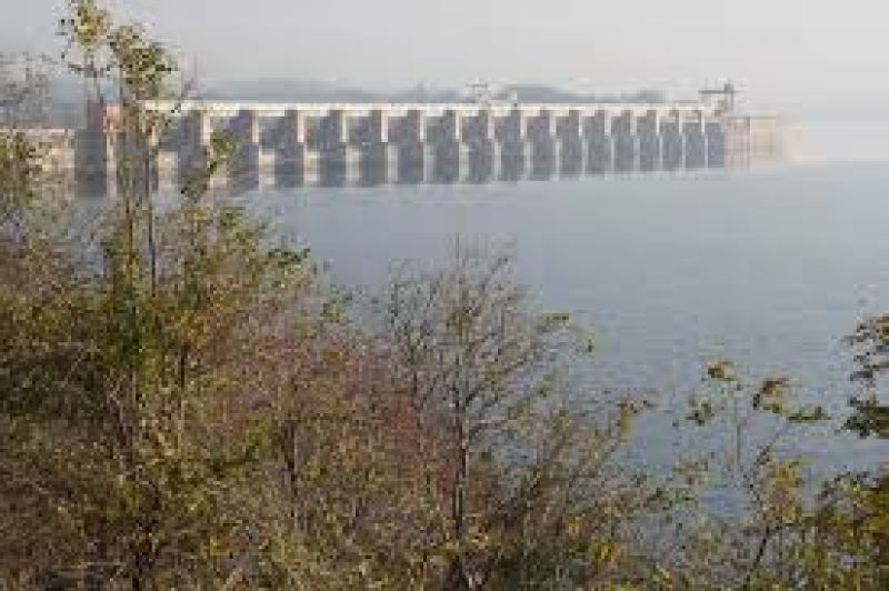 The water level of the Lake Maharana Pratap Lake increased
