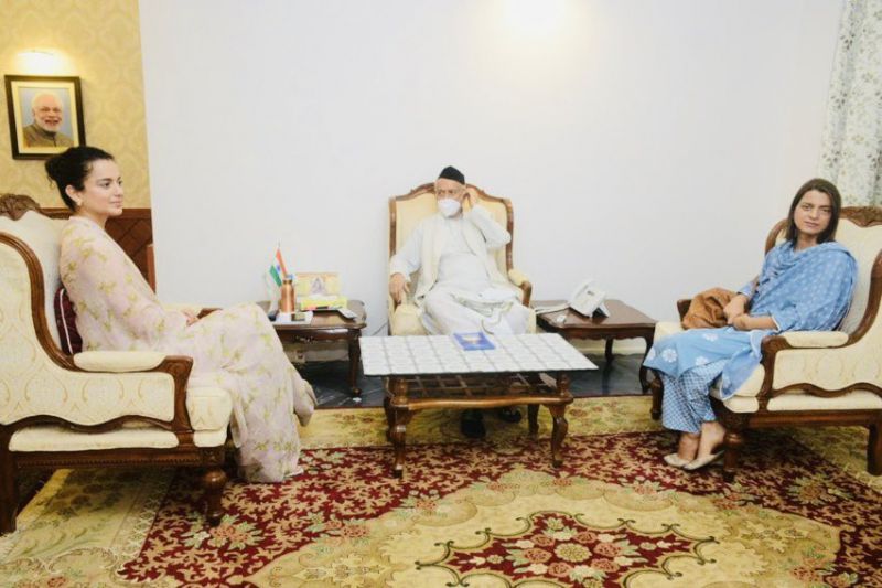 Kangana Ranaut meet Governor Bhagat Singh Koshyari