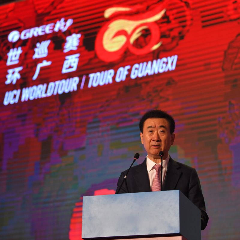 Wang Jianlin, China's richest billionaire. 