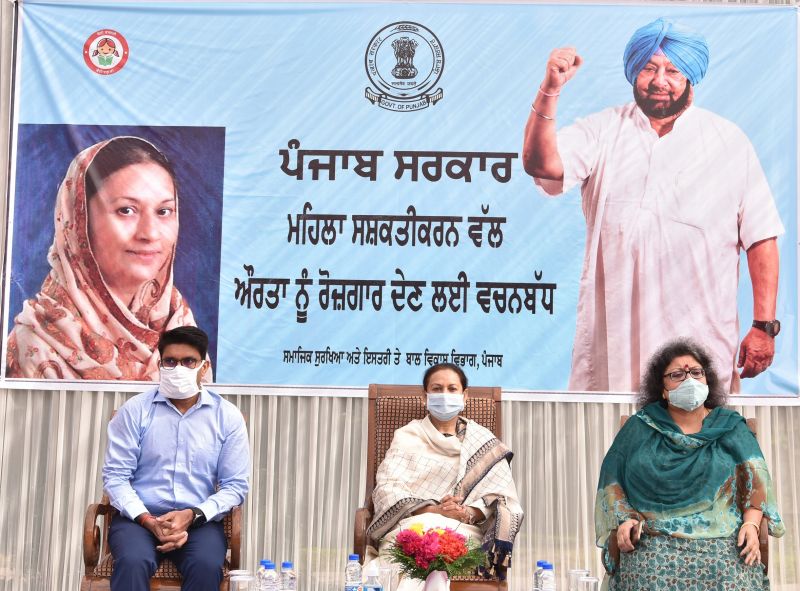  Aruna Chaudhary hands over appointment letters to 362 Anganwadi Supervisors