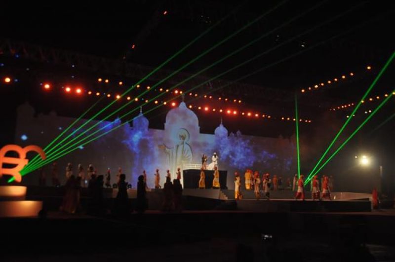 Light and sound show