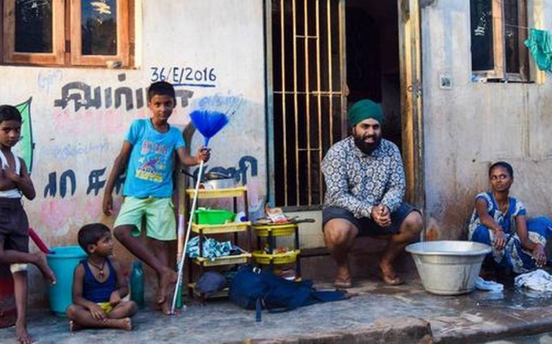 A hand washing machine made by a London-based Sikh engineer
