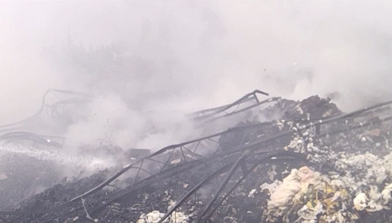 Terrible fire at Ludhiana's yarn mill