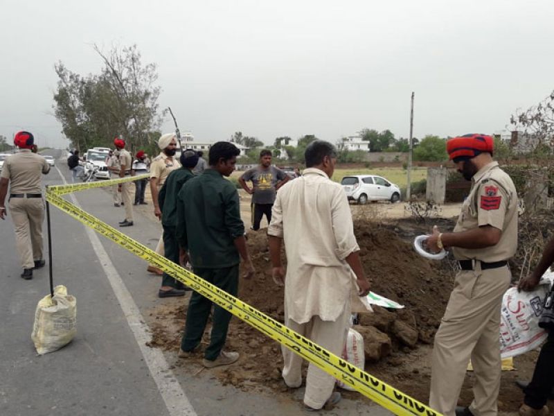 Bomb found at moga