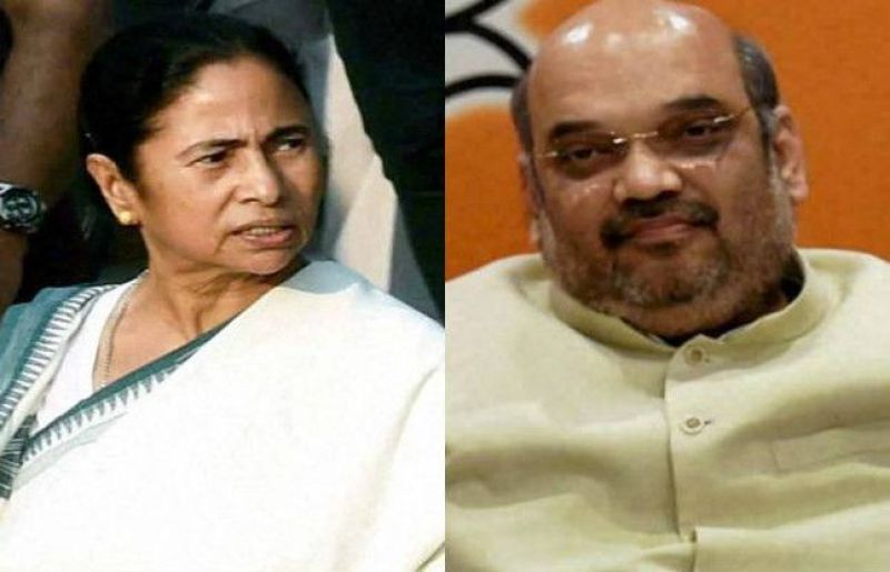 Amit Shah, Mamata Banerjee 