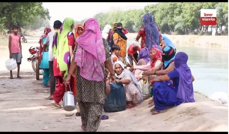 Water problem in Bhullan village in Sangrur