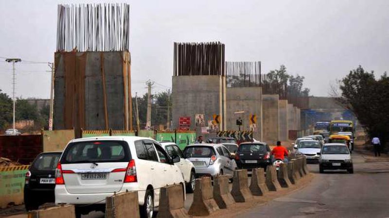 Chandigarh-Kharar highway