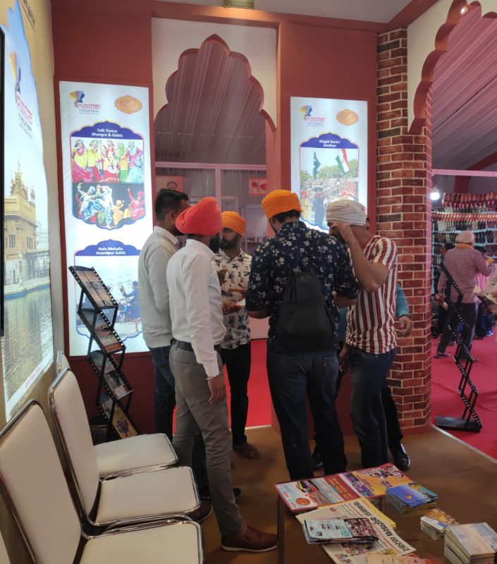 Exhibition of Tourism Department telling the story of religion and heritage