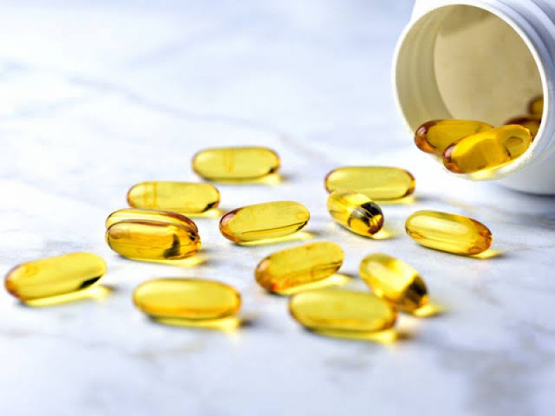 Fish oil capsules