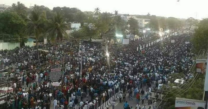 protest against Sterlite Copper's plant