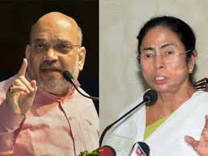 BJP President Amit Shah and Mamta Benerjee