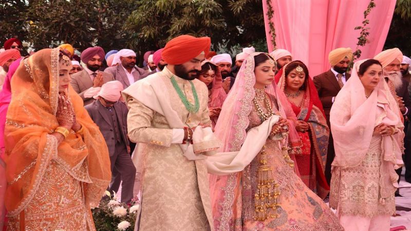 Gurmeet Singh Meet Hayer tied the knot with Dr Gurveen Kaur 