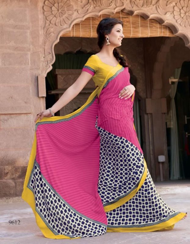 polka saree