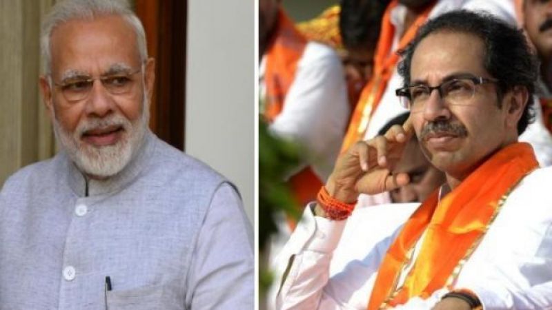 Uddhav Thackeray With Narendra Modi