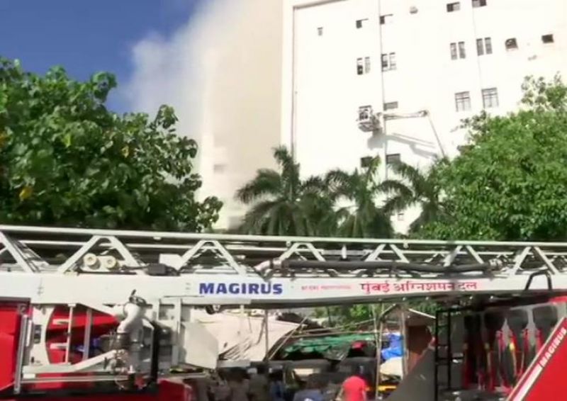 Fire breaks out in MTNL building Mumbai
