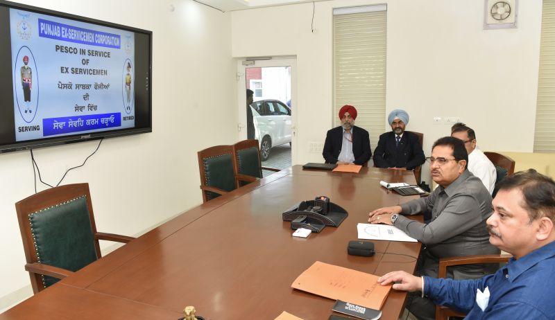 DCM reviews the working of Defence Services Welfare Department   