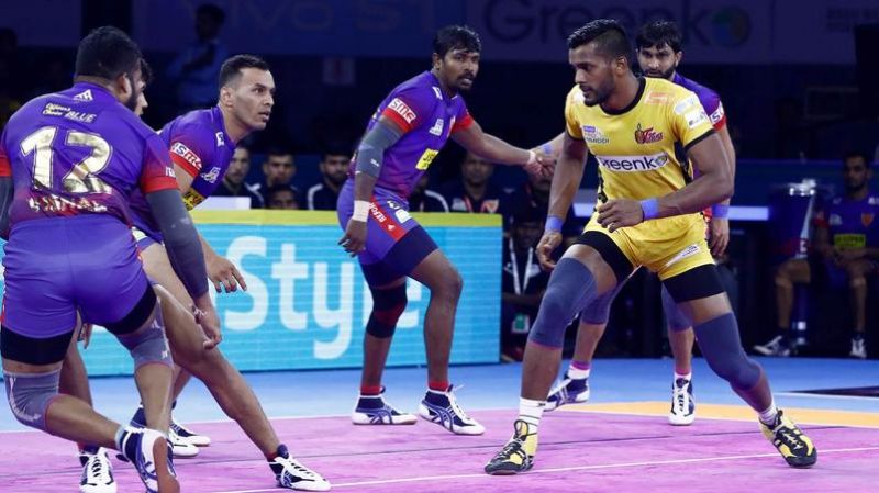 Telugu Titans vs Dabang Delhi