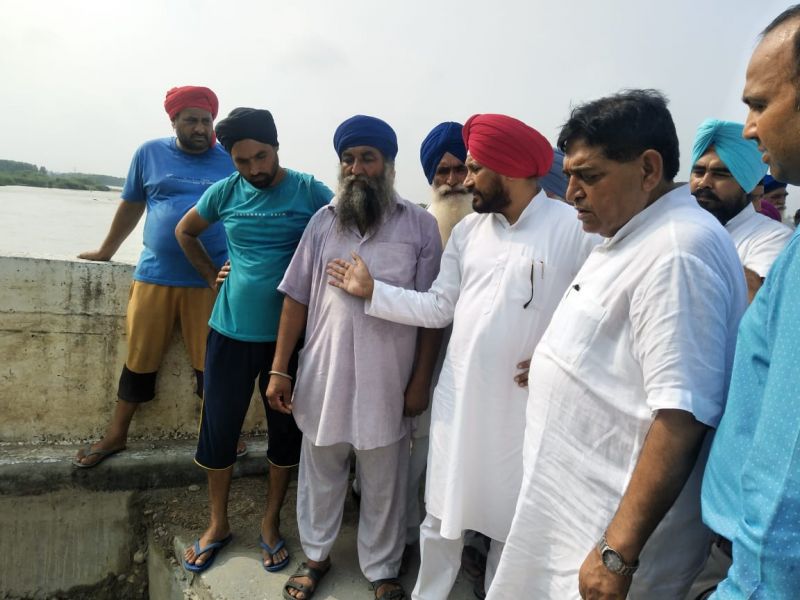 Cabinet Ministers Visit Flood Affected Areas of Anandpur Sahib