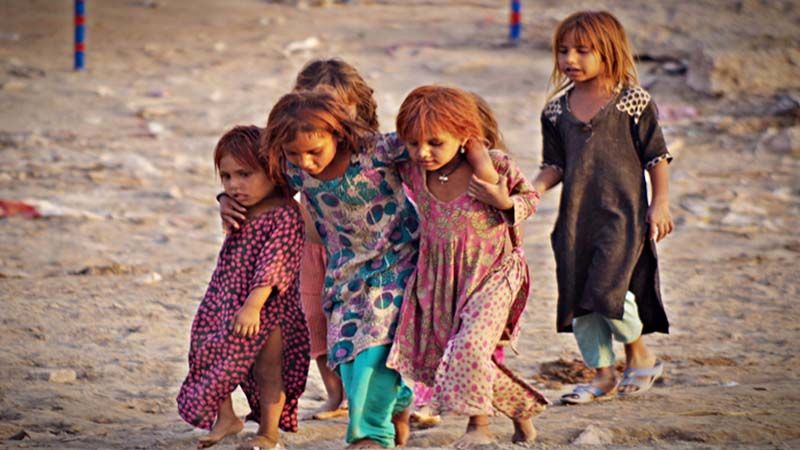 poor people are living in dirt