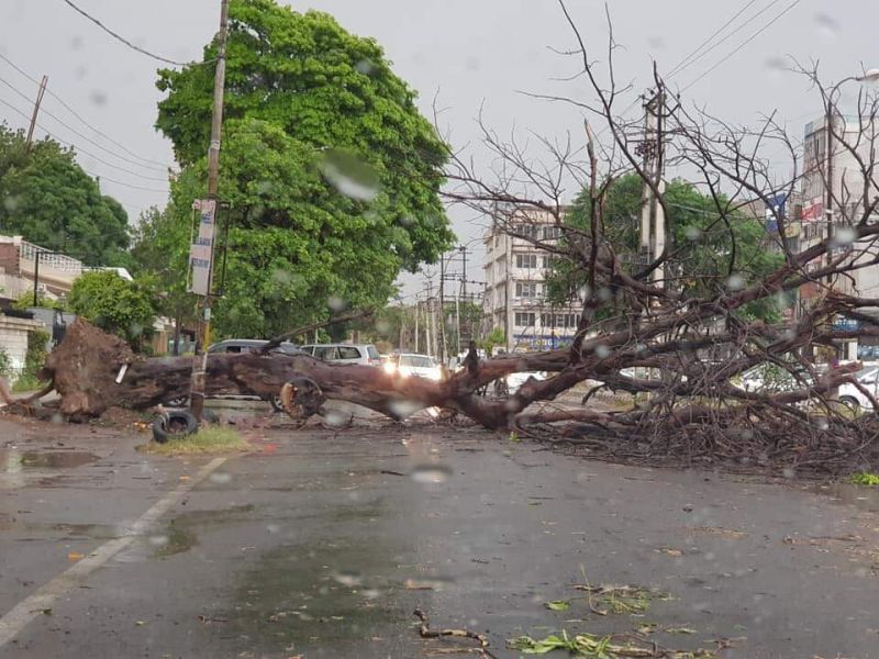 heavy rain in ludhiana